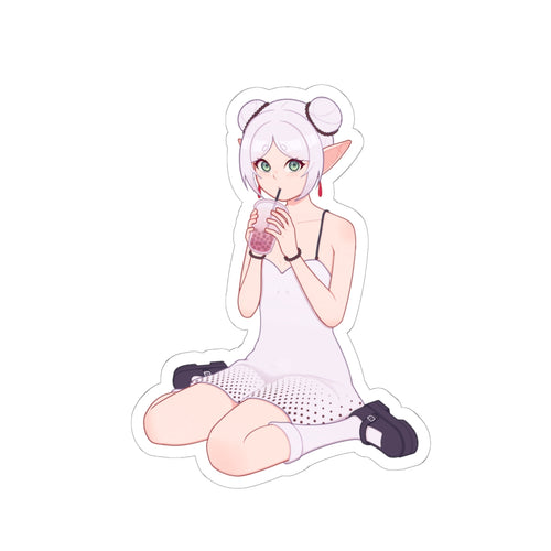 (STICKER) [BIG/MEDIUM] Boba Frieren Drink