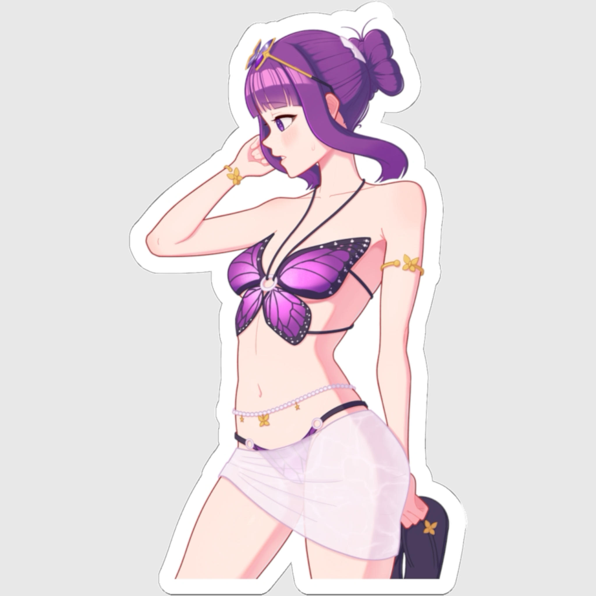 'Swimsuit Set' [BIG] Fern Sticker