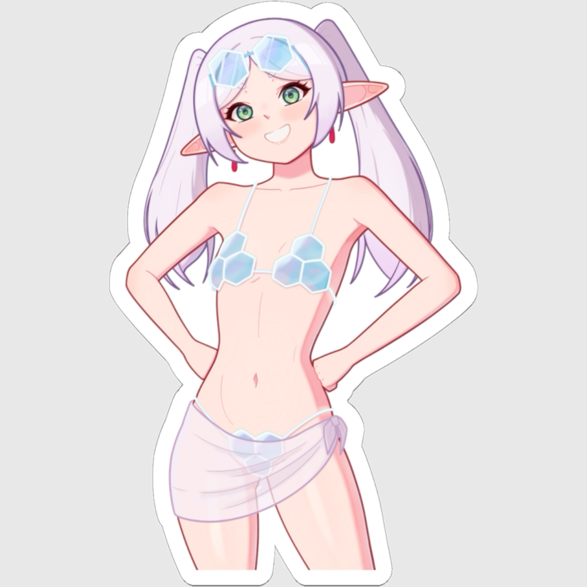 'Swimsuit Set' [BIG] Frieren Sticker